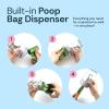 imageMalsiPree Dog Water Bottle with Poop Bag Dispenser Portable Dog Travel Water Bottle Perfect for Walking Hiking On The Go ampamp Car Rides Pets Drinking Poops Bags Not Included