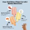 imageMalsiPree Ice Cream Dog Birthday Treats  Grain ampamp LactoseFree  Freeze Dried Dog Treats  High Protein Low Calorie ampamp Healthy  Chicken Base with Salmon ampamp Beef 3 Flavors 15 pcsIce Cream Pawps Pack of 15