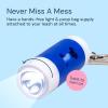 imageMalsiPree Poop Bag Holder Leash Attachment Waste Bag Dispenser with Stainless Steel Buckle Clip ampamp Adjustable Strap Fit for Any Dog Leash ampamp Poopbag BlackDispenser Set wFlashlight