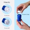 imageMalsiPree Poop Bag Holder Leash Attachment Waste Bag Dispenser with Stainless Steel Buckle Clip ampamp Adjustable Strap Fit for Any Dog Leash ampamp Poopbag BlackDispenser Set wFlashlight