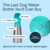 imageMalsiPree Portable Dog Water Bottle  Lightweight LeakProof Travel Cup  12 oz Pink Bowl for Pets  Food Grade Plastic  Dog Bowls  Puppy EssentialsBlue