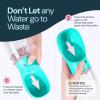 imageMalsiPree Portable Dog Water Bottle  Lightweight LeakProof Travel Cup  12 oz Pink Bowl for Pets  Food Grade Plastic  Dog Bowls  Puppy EssentialsBlue
