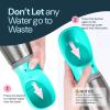 imageMalsiPree Portable Dog Water Bottle  Lightweight LeakProof Travel Cup  12 oz Pink Bowl for Pets  Food Grade Plastic  Dog Bowls  Puppy EssentialsBlue