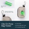 imageMalsiPree Retractable Dog Leash Set with a Poop Bag Holder 12oz Dog Water Bottle Flashlight ampamp 20 Poop Bags  98ft Leash Retractable for Small to Medium Pet Sand ampamp Teal